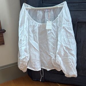 Aritzia White Blouse